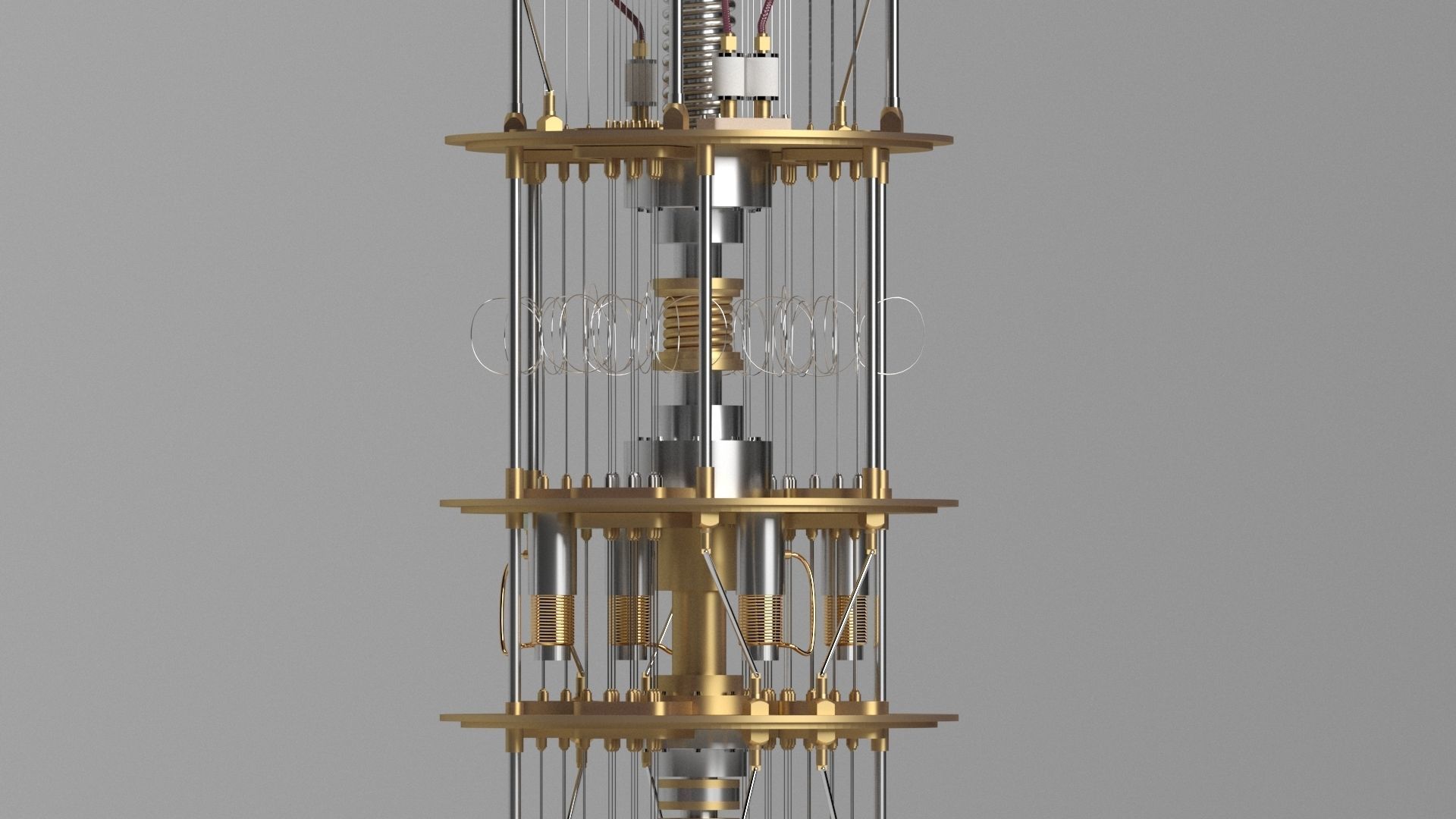 Quantum Computer  3D model_7