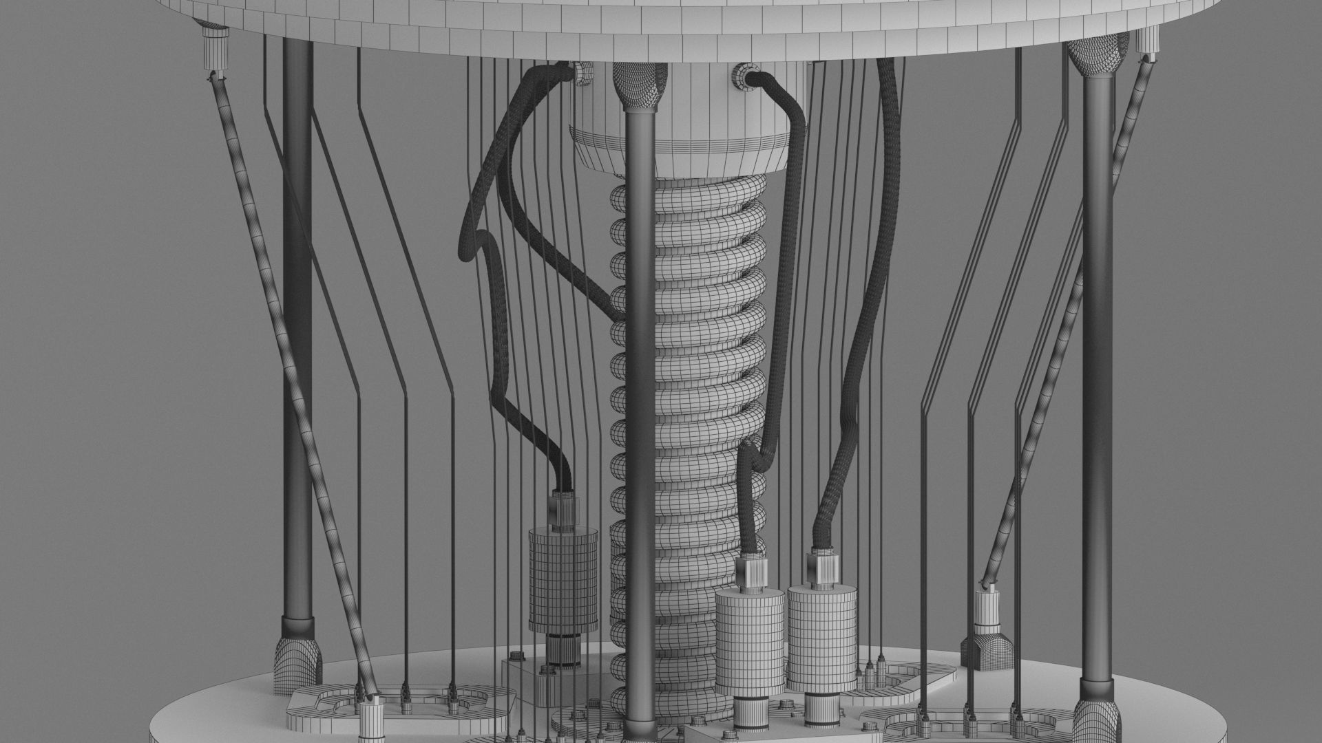 Quantum Computer  3D model_19