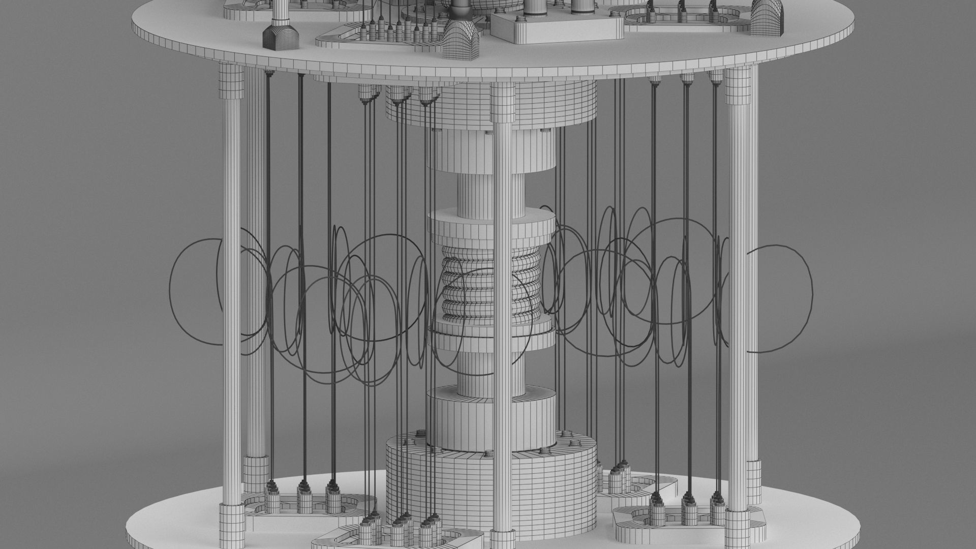 Quantum Computer  3D model_18