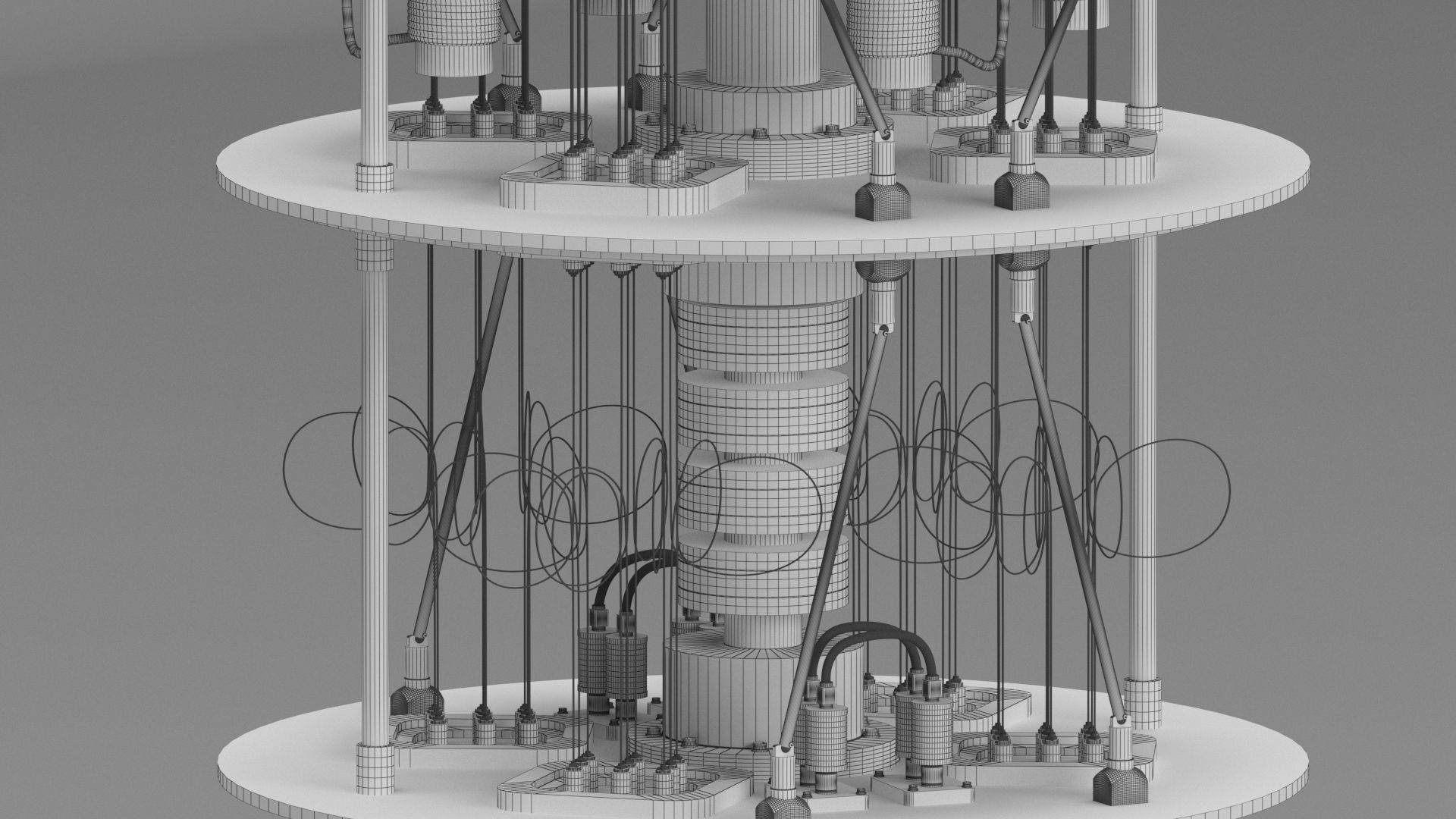 Quantum Computer  3D model_15