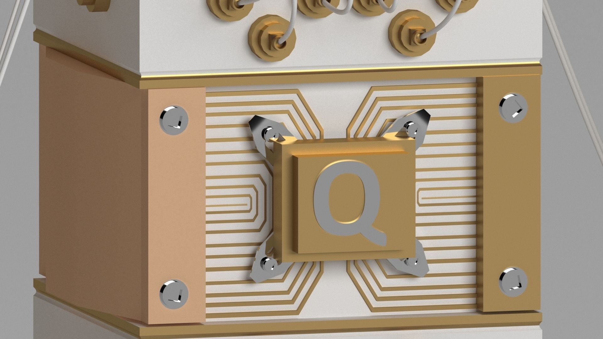Quantum Computer  3D model_2