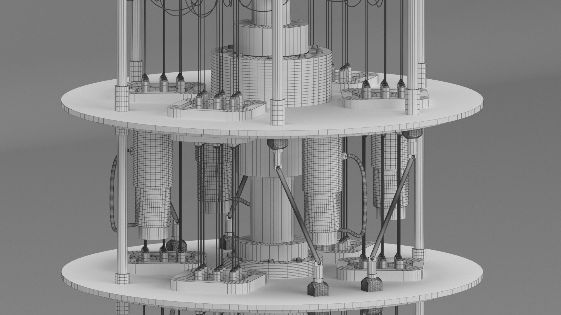 Quantum Computer  3D model_16