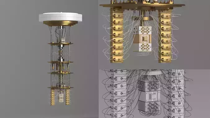 Quantum Computer  3D model
