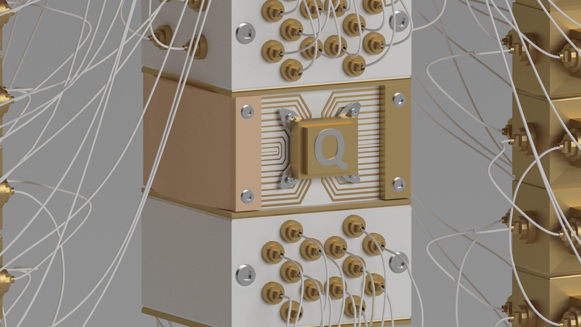 Quantum Computer  3D model_12