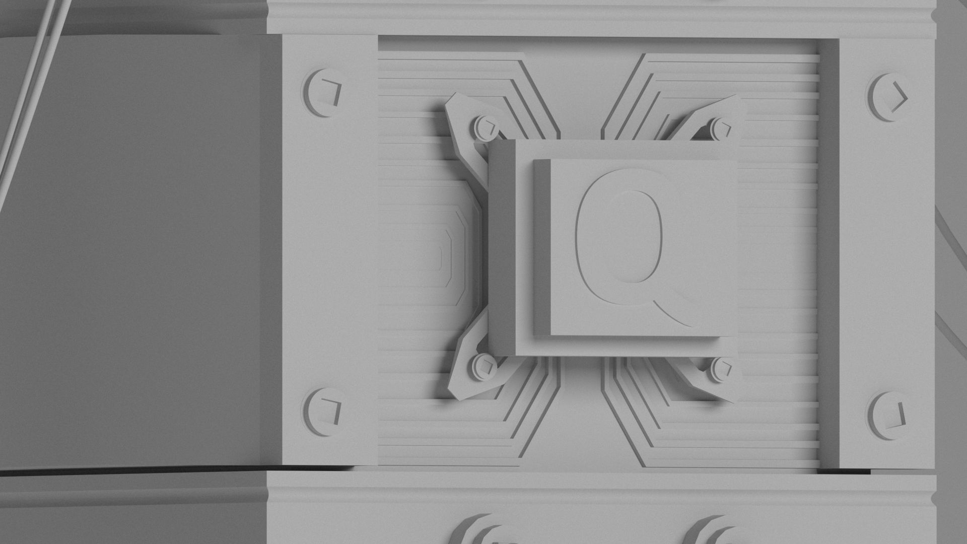 Quantum Computer  3D model_24