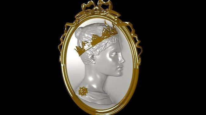 Greek female statue 3D print model
