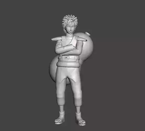 Gaara at Great Ninja War 3D Model