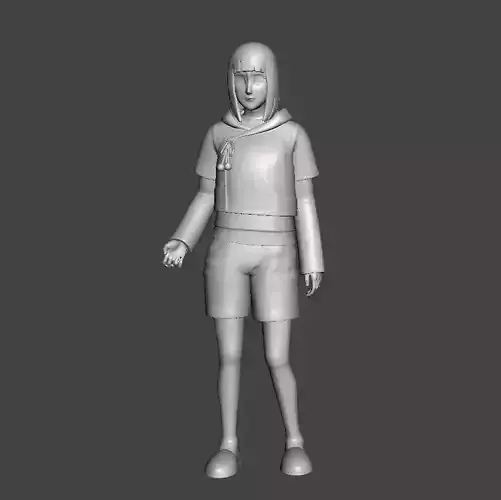 Hyuga Hinata Boruto 3D Model