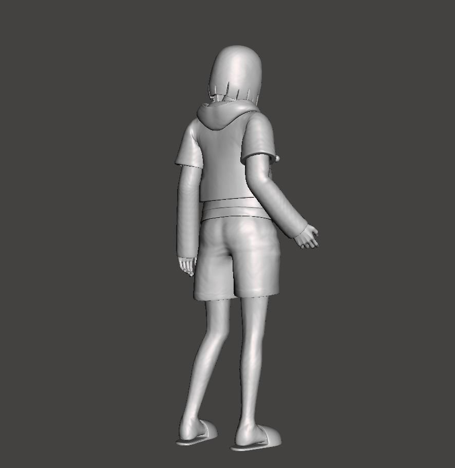 Hyuga Hinata Boruto 3D Model 3D print model_1