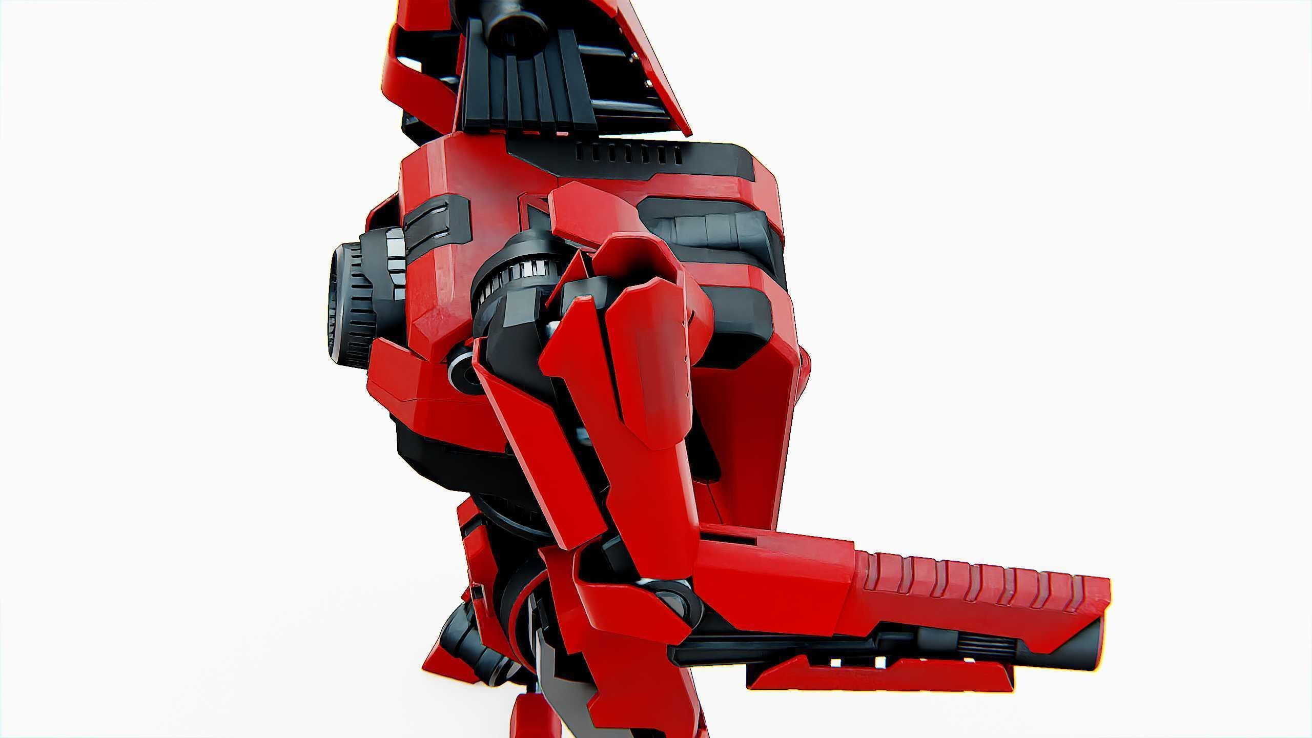 BATTLE DROID ONYX-5 Rigged for Unreal Engine - Unity - MIXAMO 3D model_24