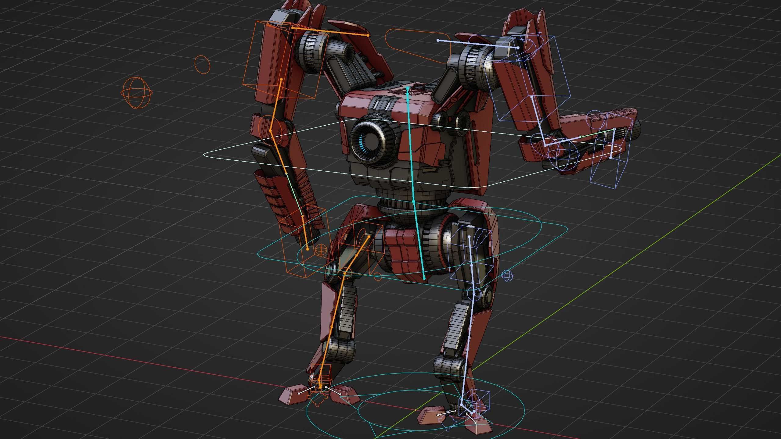 BATTLE DROID ONYX-5 Rigged for Unreal Engine - Unity - MIXAMO 3D model_38