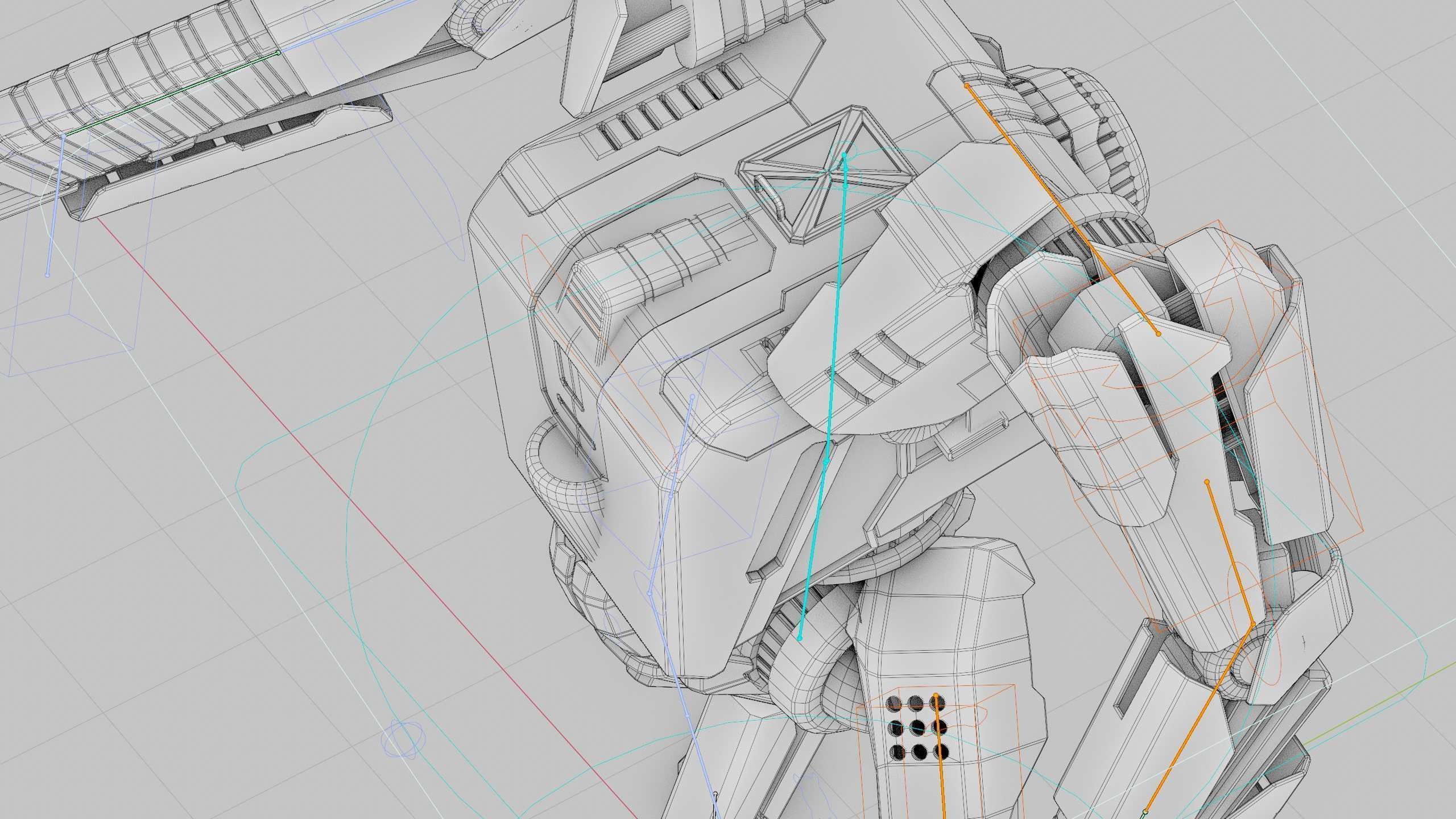 BATTLE DROID ONYX-5 Rigged for Unreal Engine - Unity - MIXAMO 3D model_42