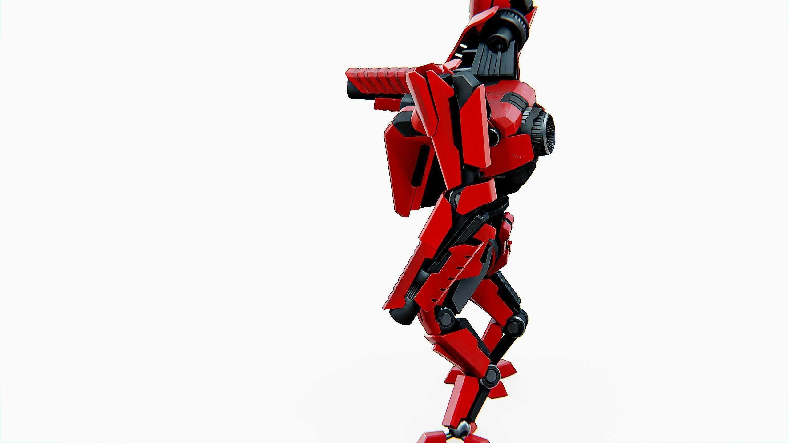 BATTLE DROID ONYX-5 Rigged for Unreal Engine - Unity - MIXAMO 3D model_17