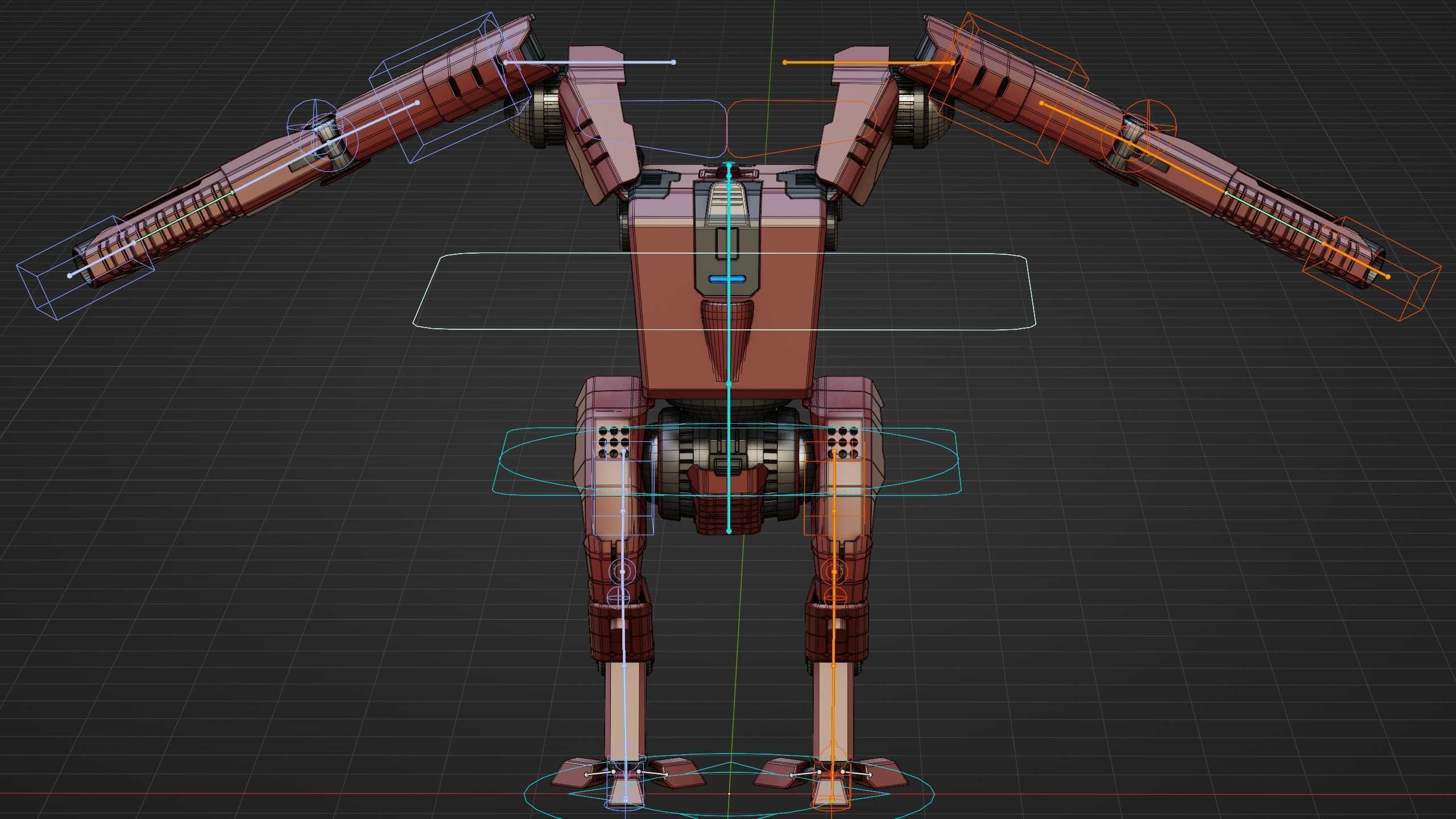 BATTLE DROID ONYX-5 Rigged for Unreal Engine - Unity - MIXAMO 3D model_39