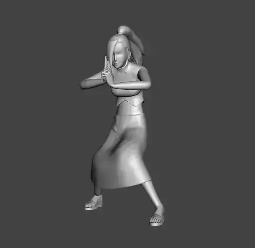 Ino Yamanaka Boruto 3D Model 3D print model