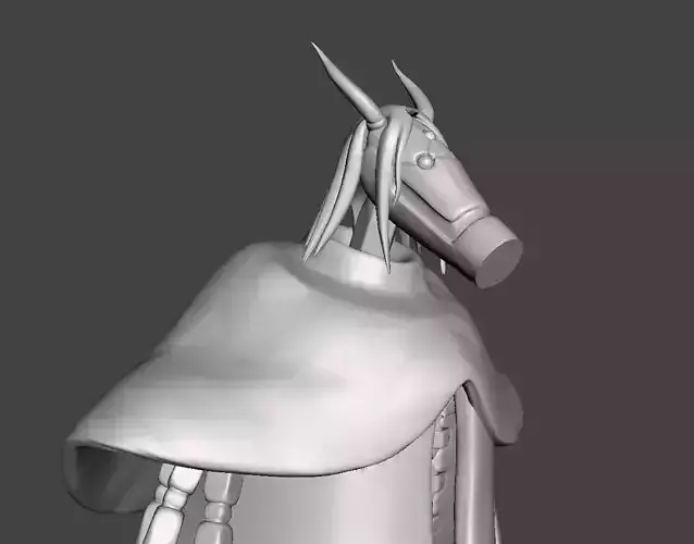 Kuroari Kankuro Puppets 3D Model