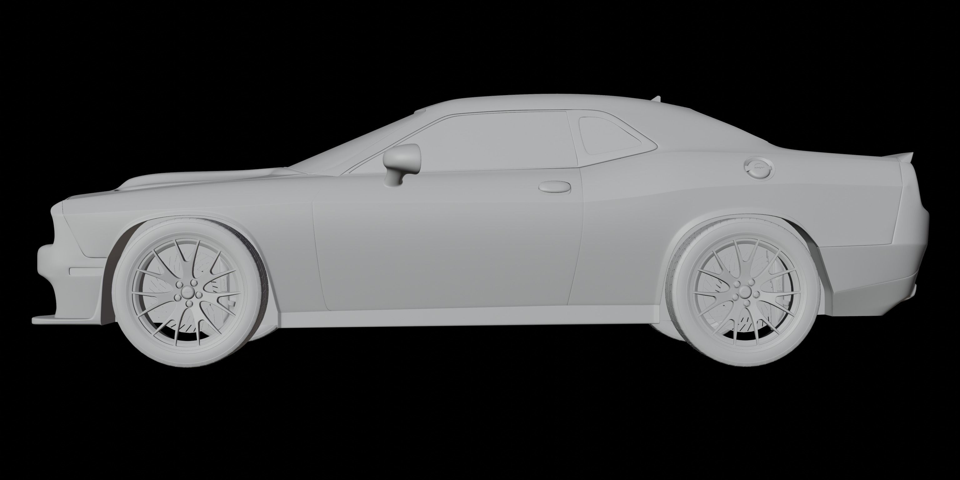 Dodge SRT HellCat 3D model_5