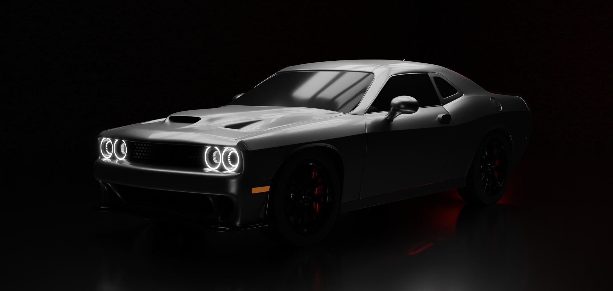 Dodge SRT HellCat 3D model_9