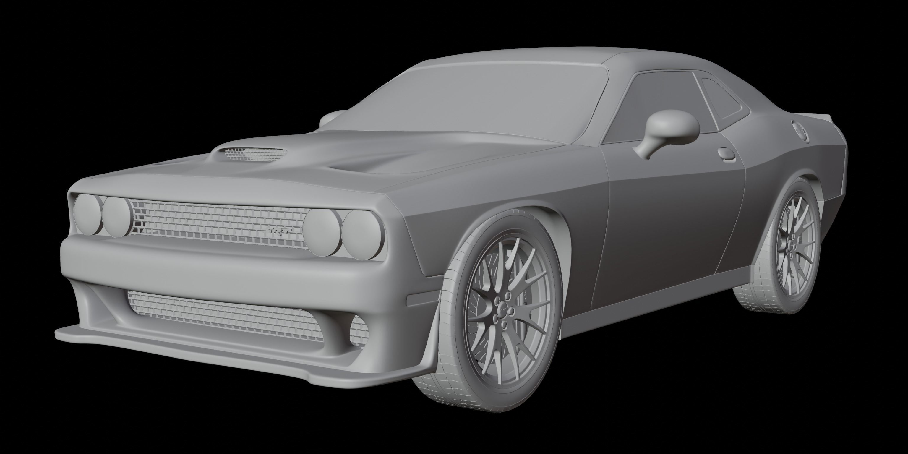 Dodge SRT HellCat 3D model_4