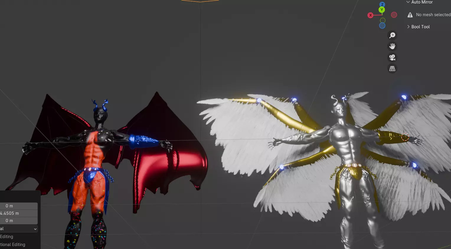 Azok The Destroyer hp and lp 3D model