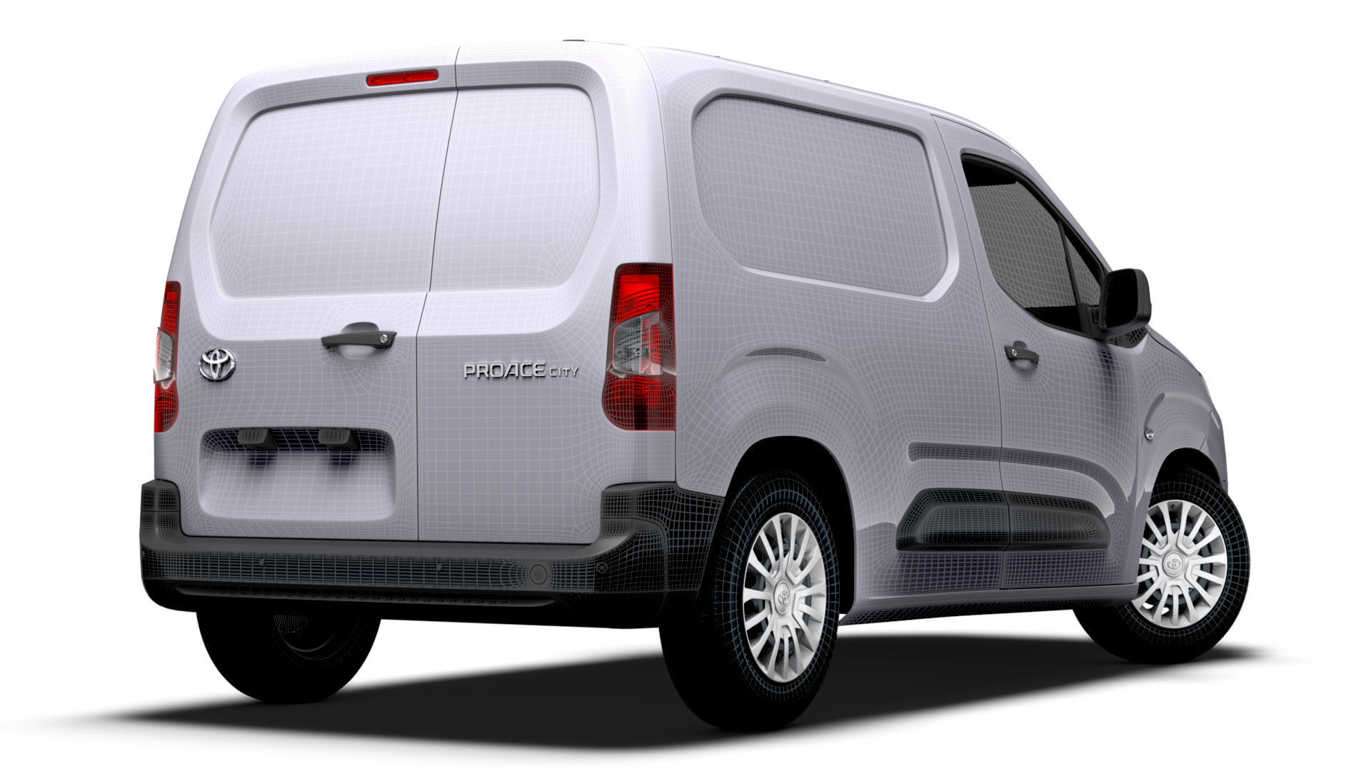 Toyota ProAce City Van SWB 2024 3D model_12