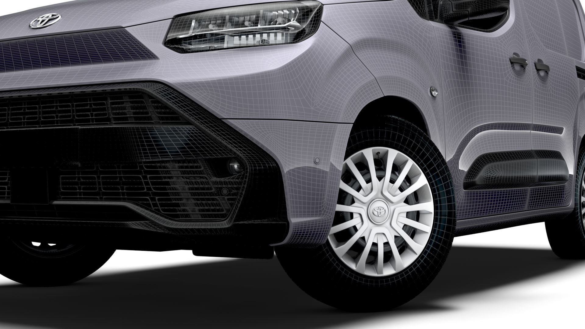 Toyota ProAce City Van SWB 2024 3D model_16