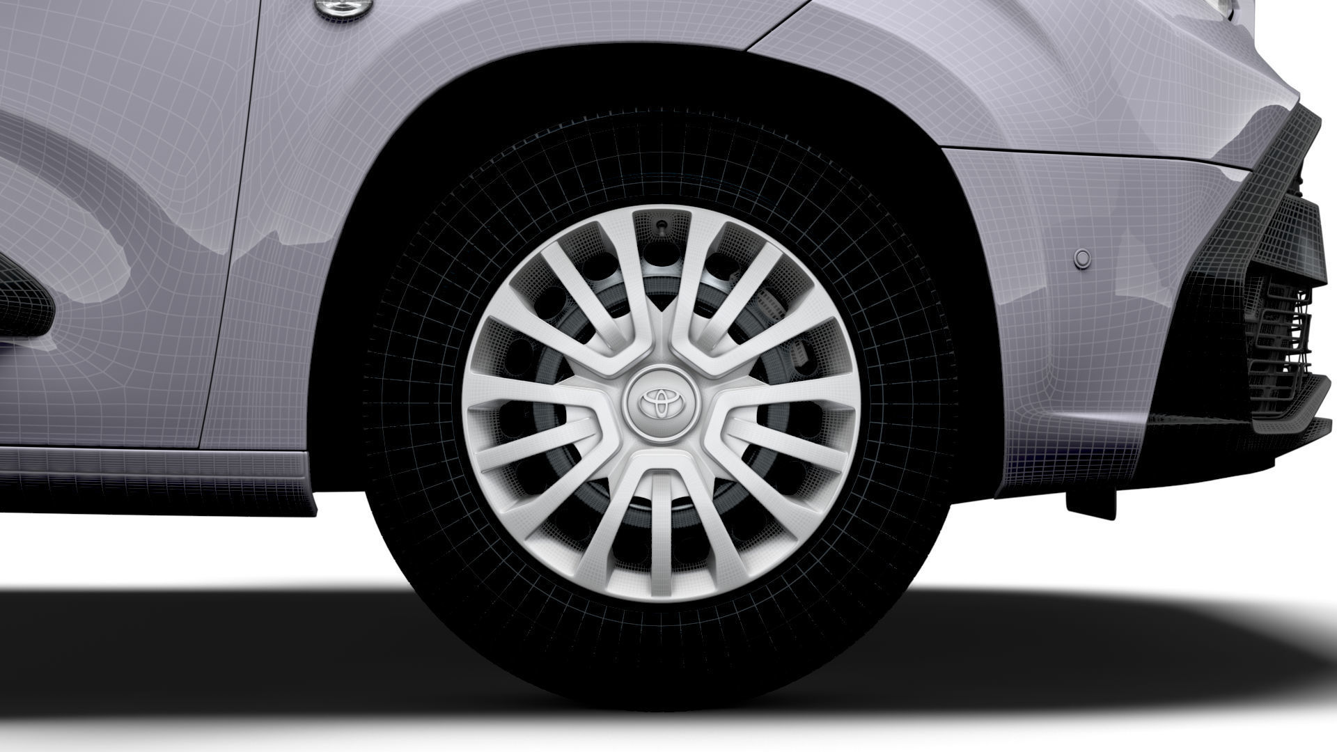 Toyota ProAce City Van SWB 2024 3D model_13