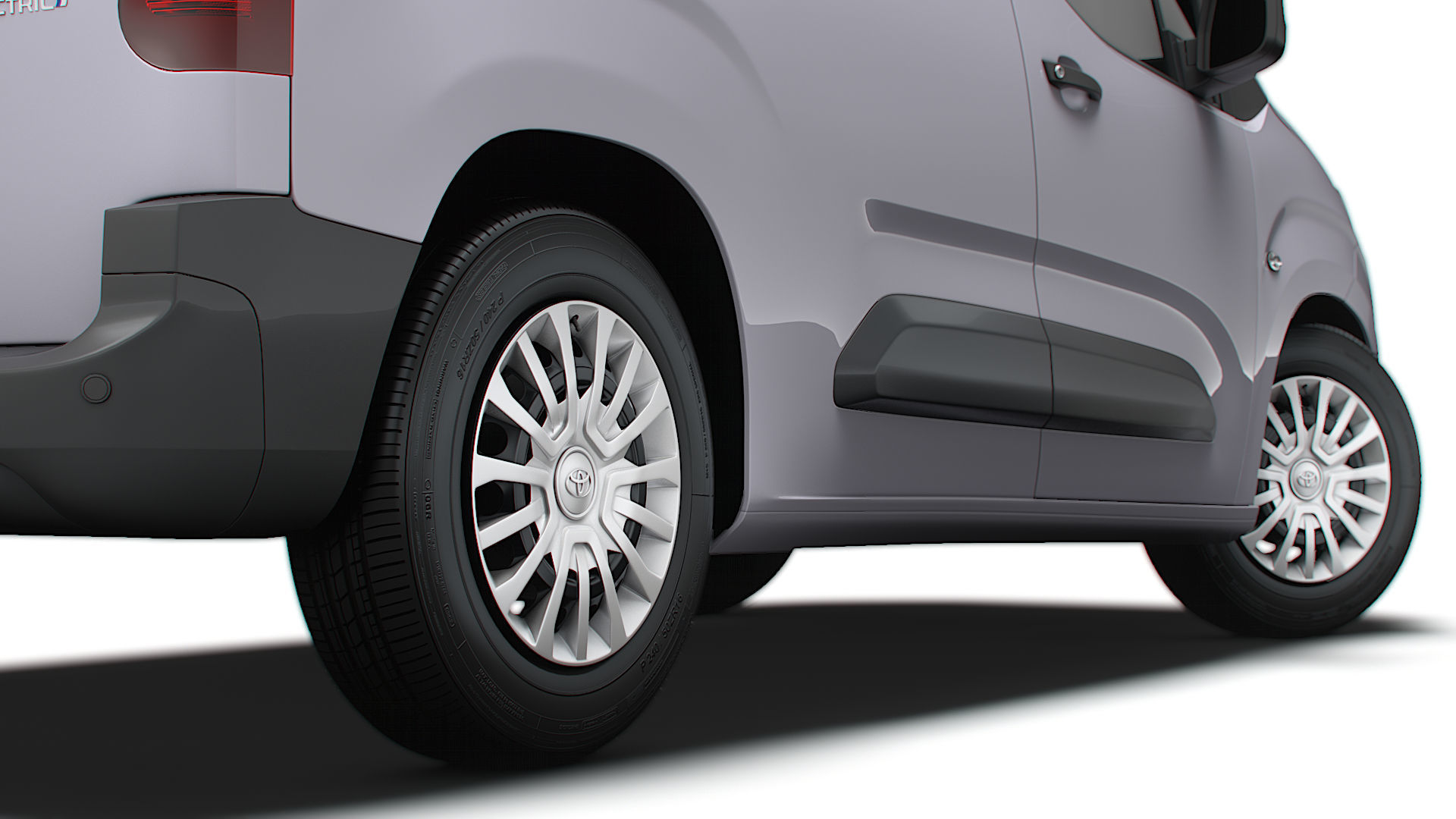 Toyota ProAce City Van SWB 2024 3D model_18