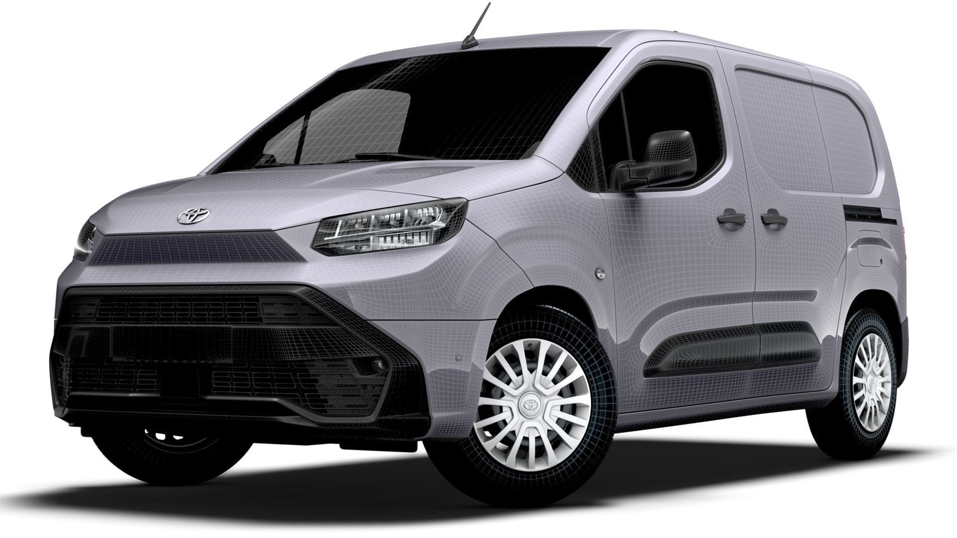 Toyota ProAce City Van SWB 2024 3D model_9
