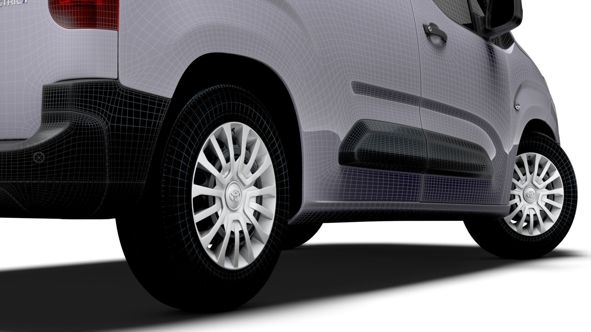 Toyota ProAce City Van SWB 2024 3D model_14