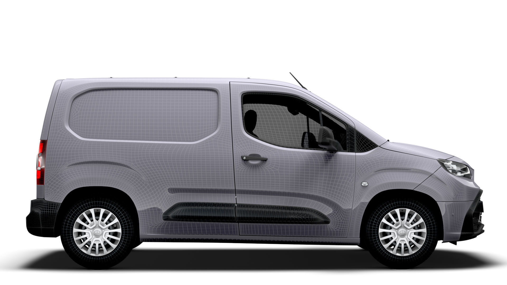 Toyota ProAce City Van SWB 2024 3D model_7