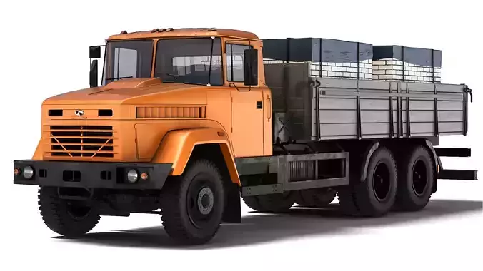 KrAZ 65053 flatbed 2008