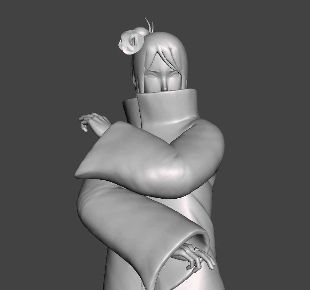 Konan Akatsuki 3D Model 3D print model_1