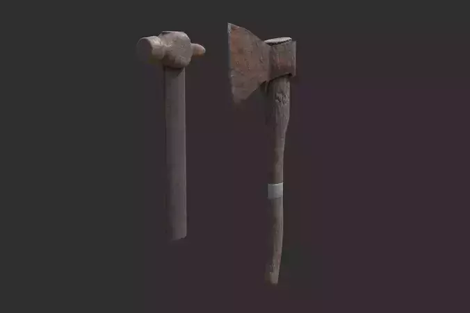 Axe and hammer