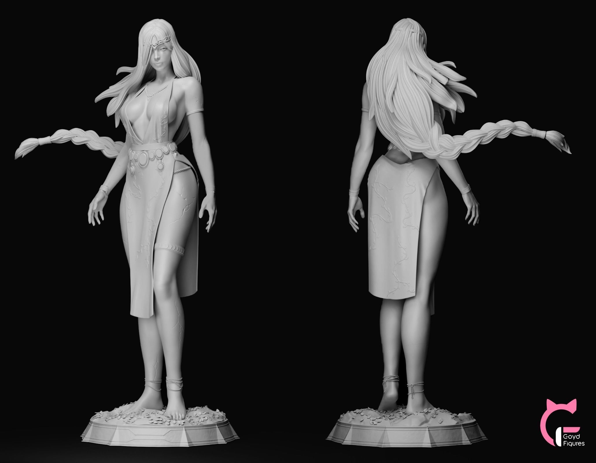 Queen Marika - Elden Ring 3D print model_6