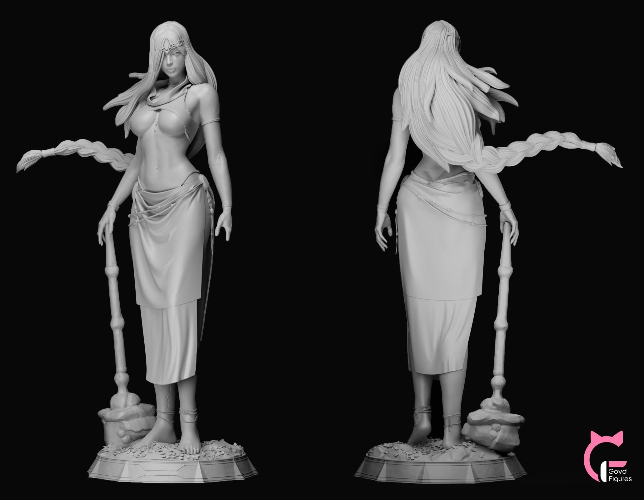 Queen Marika - Elden Ring 3D print model_5
