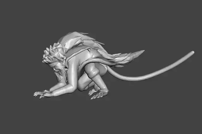 Monkey King Enma 3D Model 3D print model