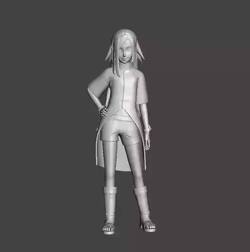 Nanashi Uchiha 3D Model
