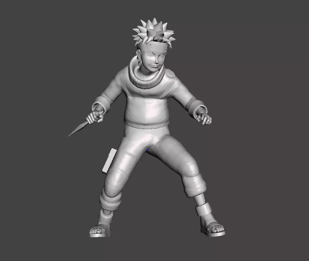 Uzumaki Naruto Genin 3D Model 3D print model