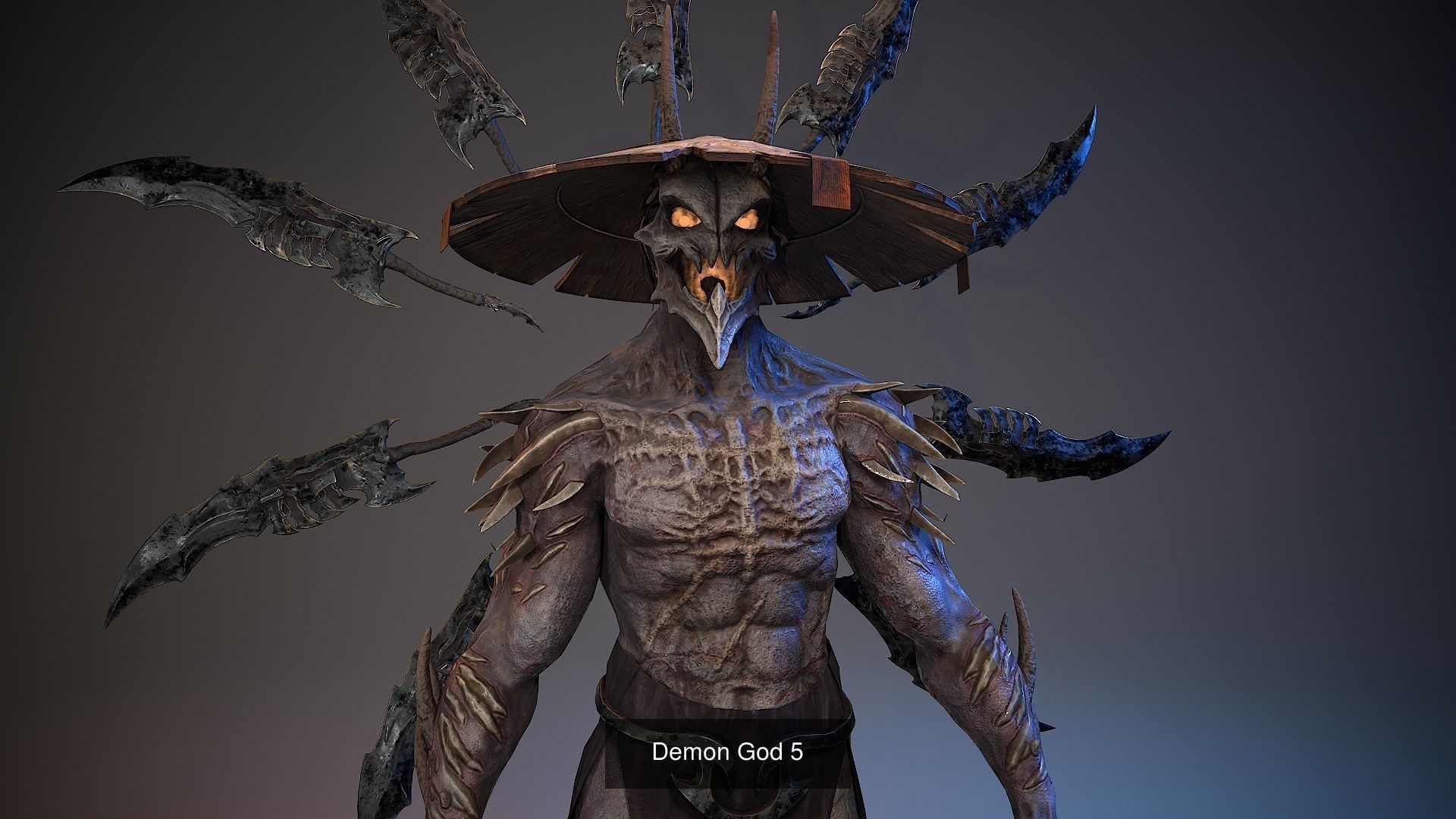 Demon God pack 3D Model Collection_13