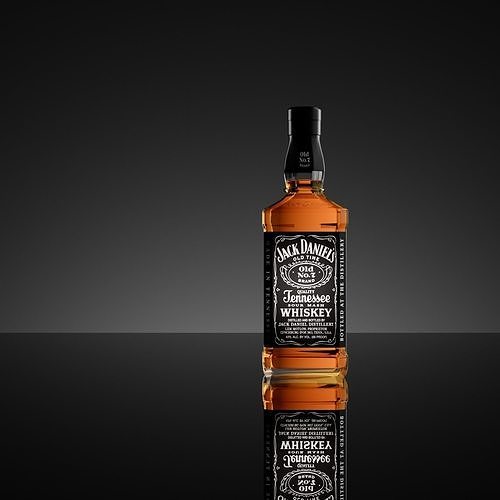 Jack Daniels PBR model 3D model 3