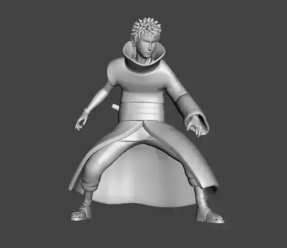 Obito without mask 3D Model 3D print model
