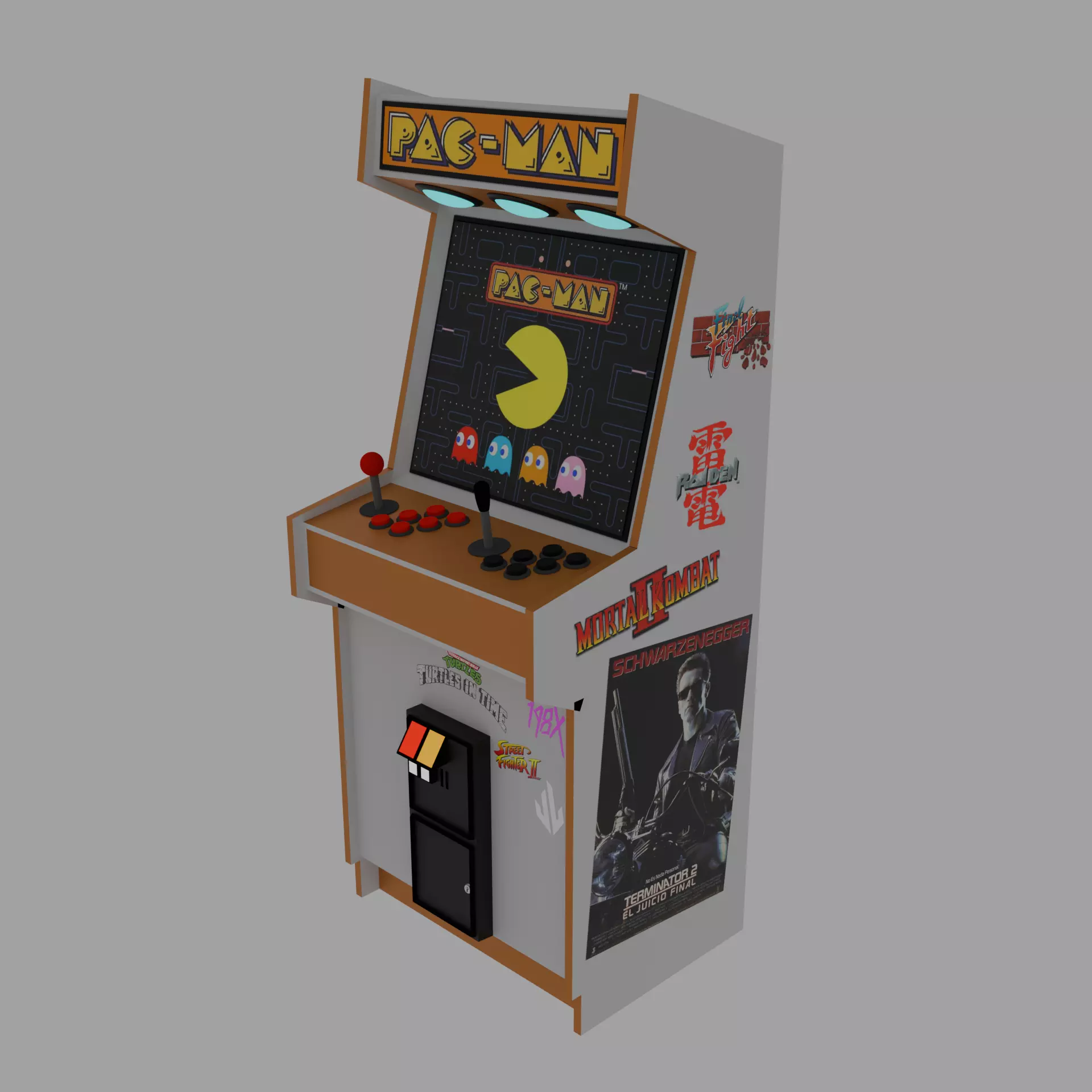 Arcade Machine Model Free 3D model