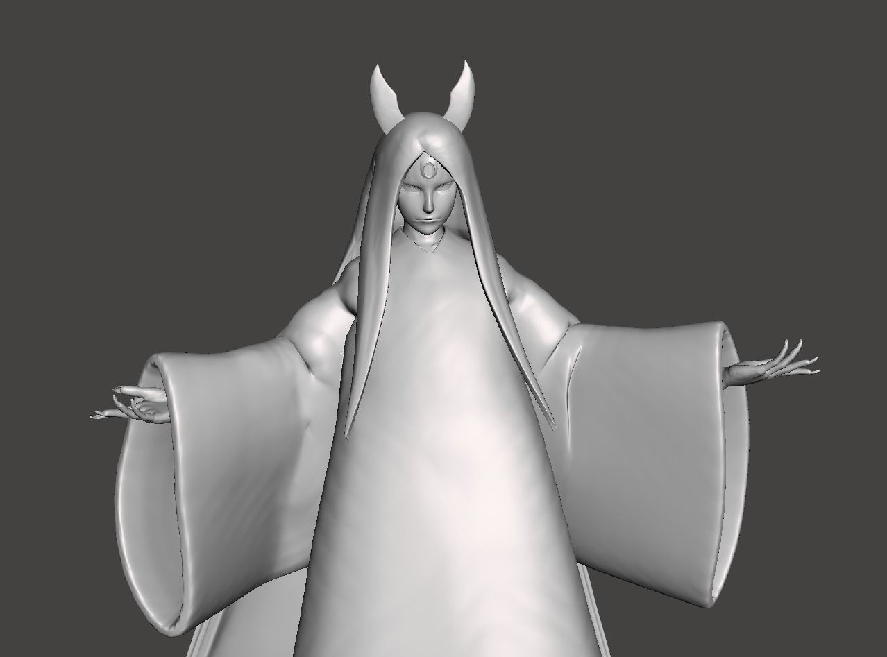 Kaguya Otsutsuki 3D Model 3D print model_1