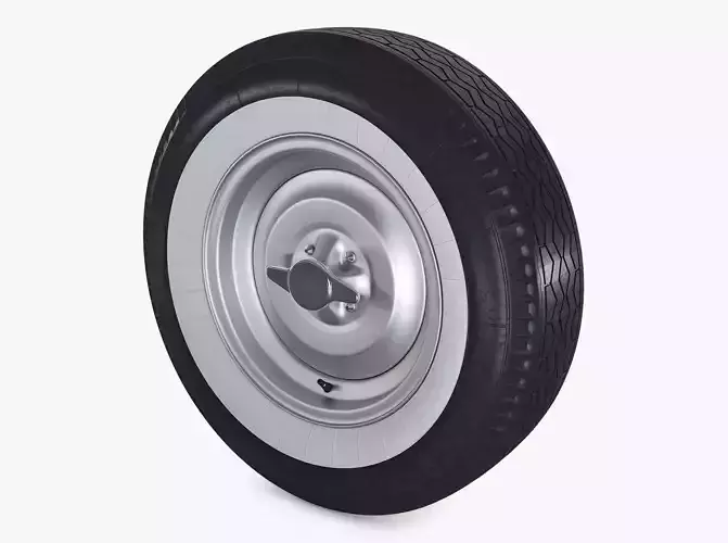Retro Car Wheel M 1