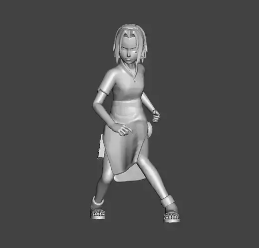 Haruno Sakura genin 3D Model