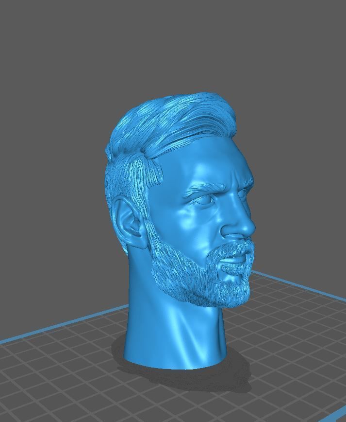 Lionel Messi 3D for printing 3D print model  3D print model_1