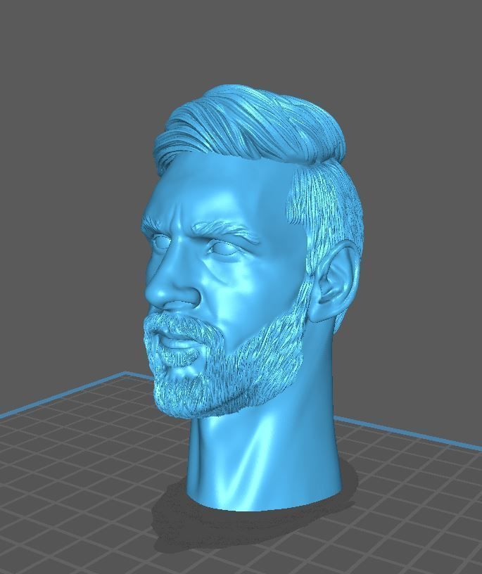 Lionel Messi 3D for printing 3D print model  3D print model_4