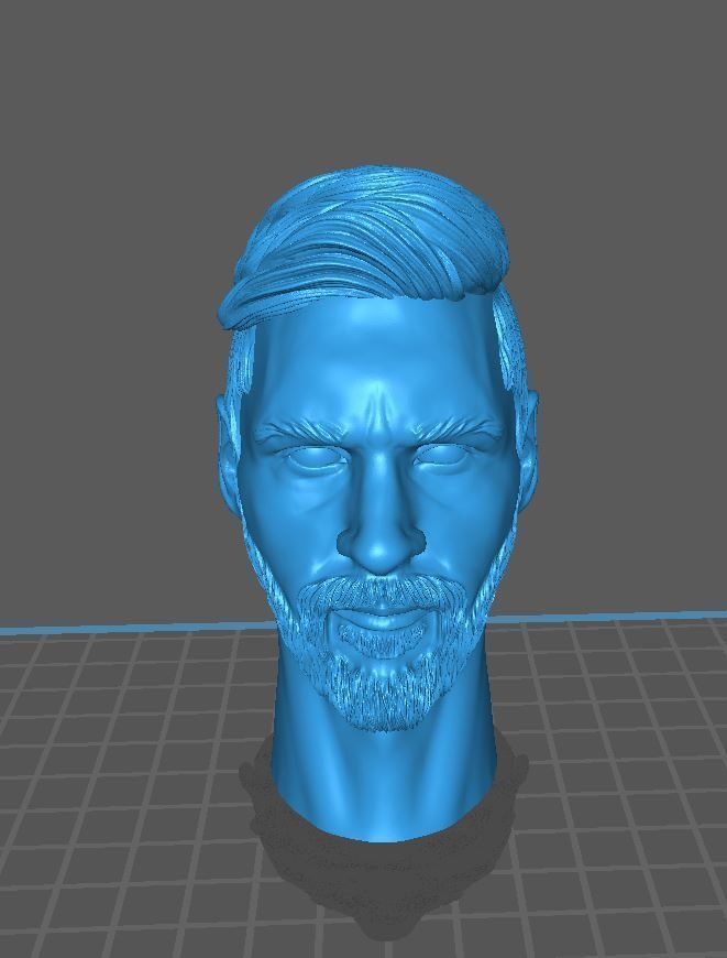 Lionel Messi 3D for printing 3D print model  3D print model_3