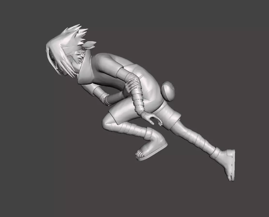 Uchiha Sasuke Chidori 3D Model 3D print model_0